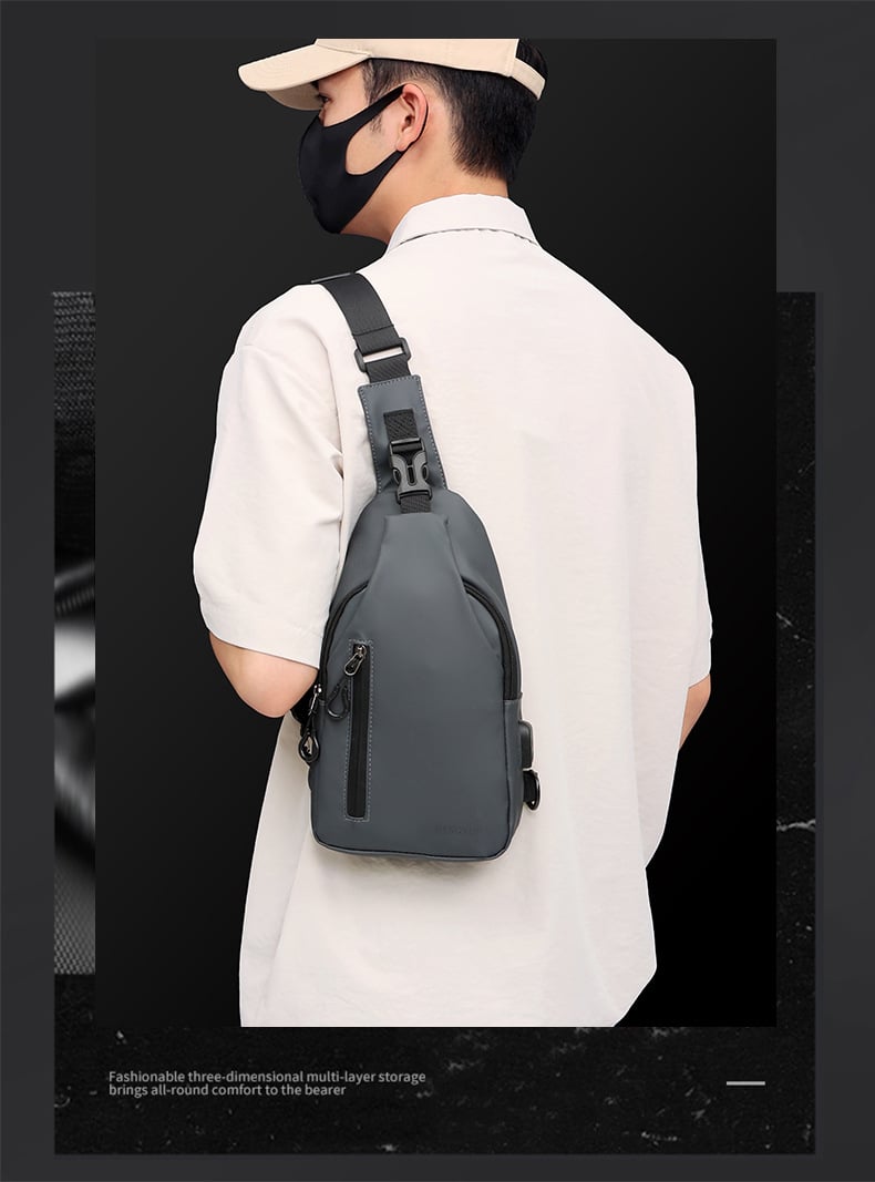 Men's Waterproof Shoulder Bag