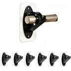Fvaulity New Self Adhesive Rod Brackets, No Drill Needed Curtain Rod Holders
