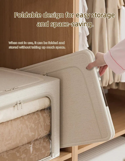 Atsworkshop™ Extra-Large Foldable Fabric Storage Bins
