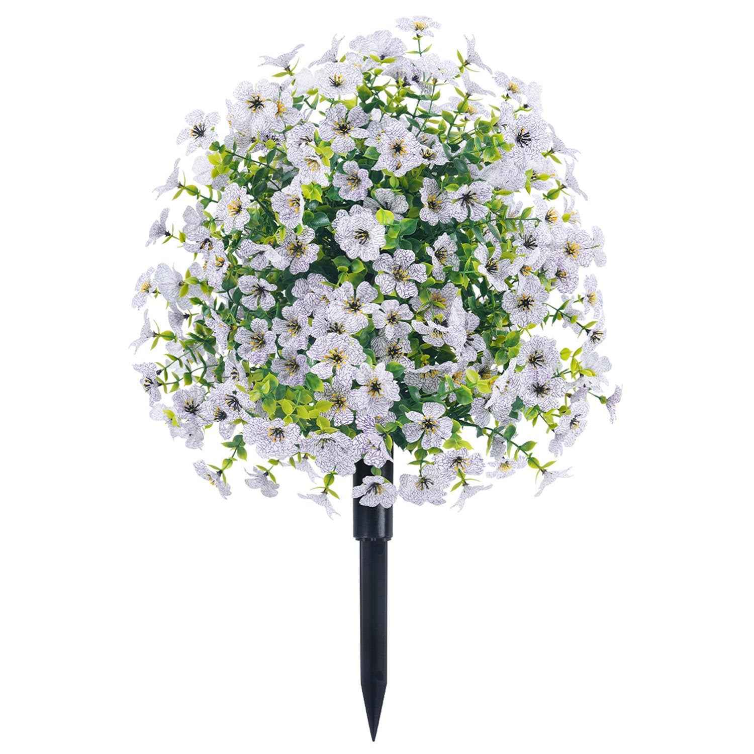 Ahlwo Outdoor/Indoor UV Resistant & Waterproof Artificial Flower Decor
