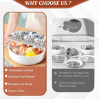 Atlaepetgear Aluminum Foil Heat Retaining Food Cover – Home & Dining Table Container Lid