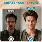Doresty Voluminous Wide-toothed Hair Comb Men's Fluffy Texture