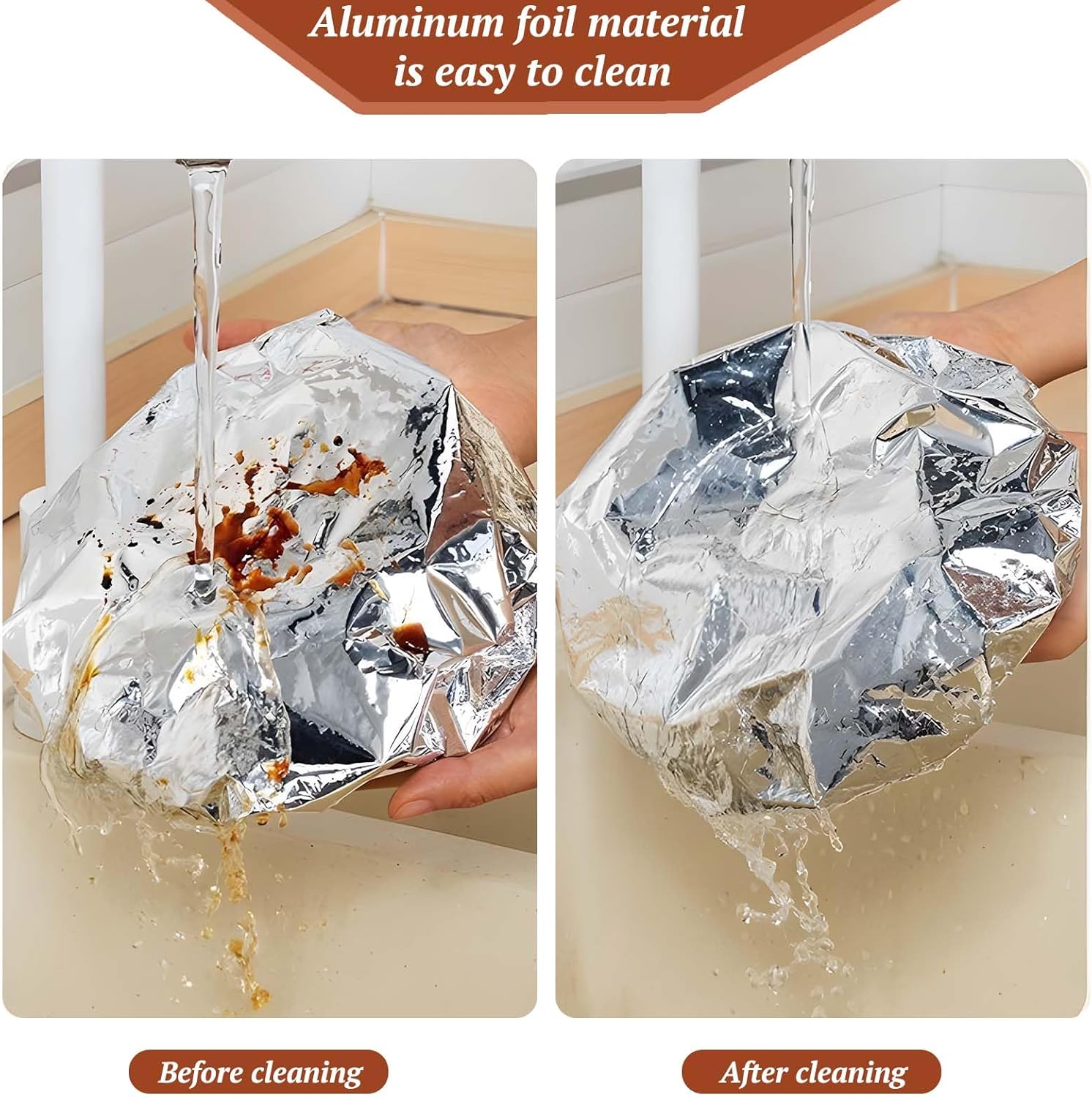 Atlaepetgear Aluminum Foil Heat Retaining Food Cover – Home & Dining Table Container Lid