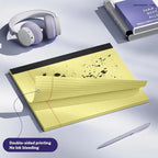 Prefermight Office Pop! Wide Legal Pad – Colorful, Landscape, Double Ruling, 30 Easy‑Tear Sheets