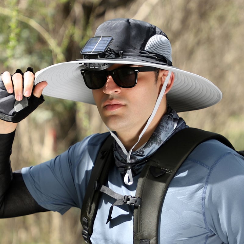 ShopPaya Solar Fan Hat