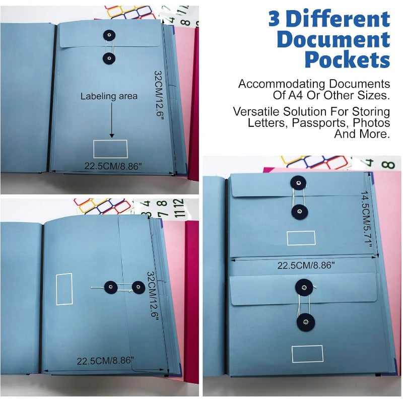 Shoplarke Accordion Organizer Folio