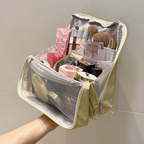 Doresty Standing Makeup Bag – Portable, Large Capacity