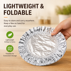 Uspoplarshop Home dining table & food container aluminum foil heat-retaining cover ( 10pcs )