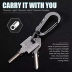 (🔥Early Christmas Sale- 49% OFF) Multifunctional Titanium Alloy Keychain