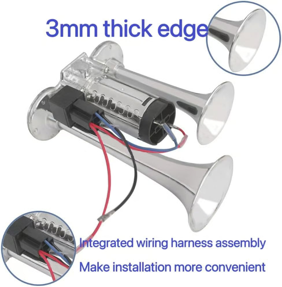 600DB Dual-Tone Metal Car Horn