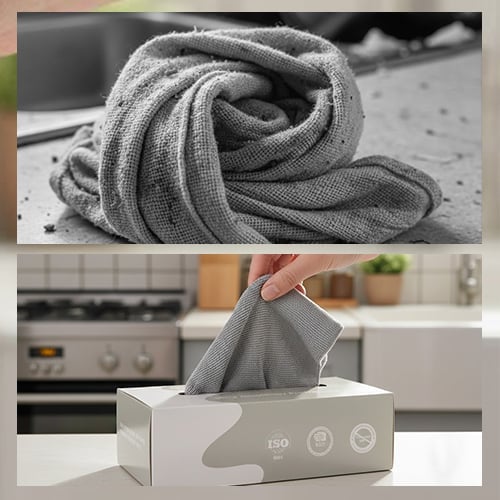 Etercitenal Microfiber Cleaning Cloth - 20Pack/Box