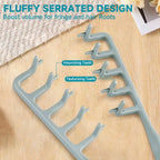 Doresty Voluminous Wide-toothed Hair Comb Men's Fluffy Texture
