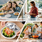 Fvaulity Home dining table & food container aluminum foil heat-retaining cover