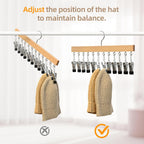 Submarinen Wooden Hat Hanger Closet Organizer