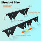 Imaginarye Retractable Stainless Steel Stove Gap Covers