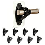 Fvaulity New Self Adhesive Rod Brackets, No Drill Needed Curtain Rod Holders