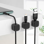 Pleteffect Magnetic Cord Organizer, Easy Secure Adhesive Cable Management