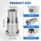 Shoplarke Stainless Steel Oxygen Sensor Spacer