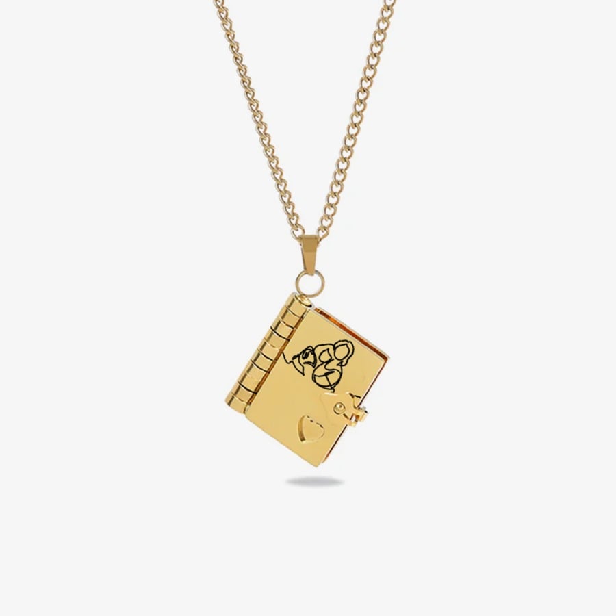 Preliminaryt The Most Beautiful Chapter Book Necklace For Granddaughter and daughter