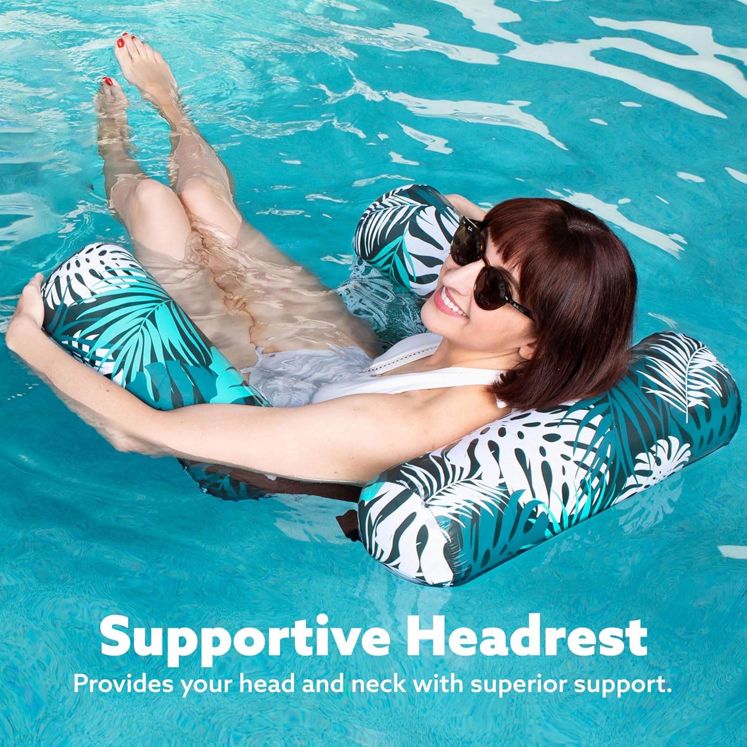 Shoplarke Inflatable Pool Float Chairs