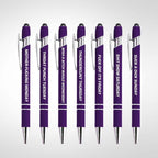 Retailgoodss Funny Stress-Relief Daily Quotes Metal Ballpoint Pen Set (7 Pcs)