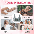 Eternipeace Super gather bra, Ice Silk Lace Cooling Comfort Bra