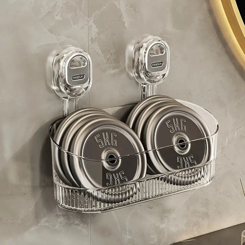 Beliefsun™ No-Drill Bathroom Suction Storage Box – Large Capacity & Strong Load-Bearing