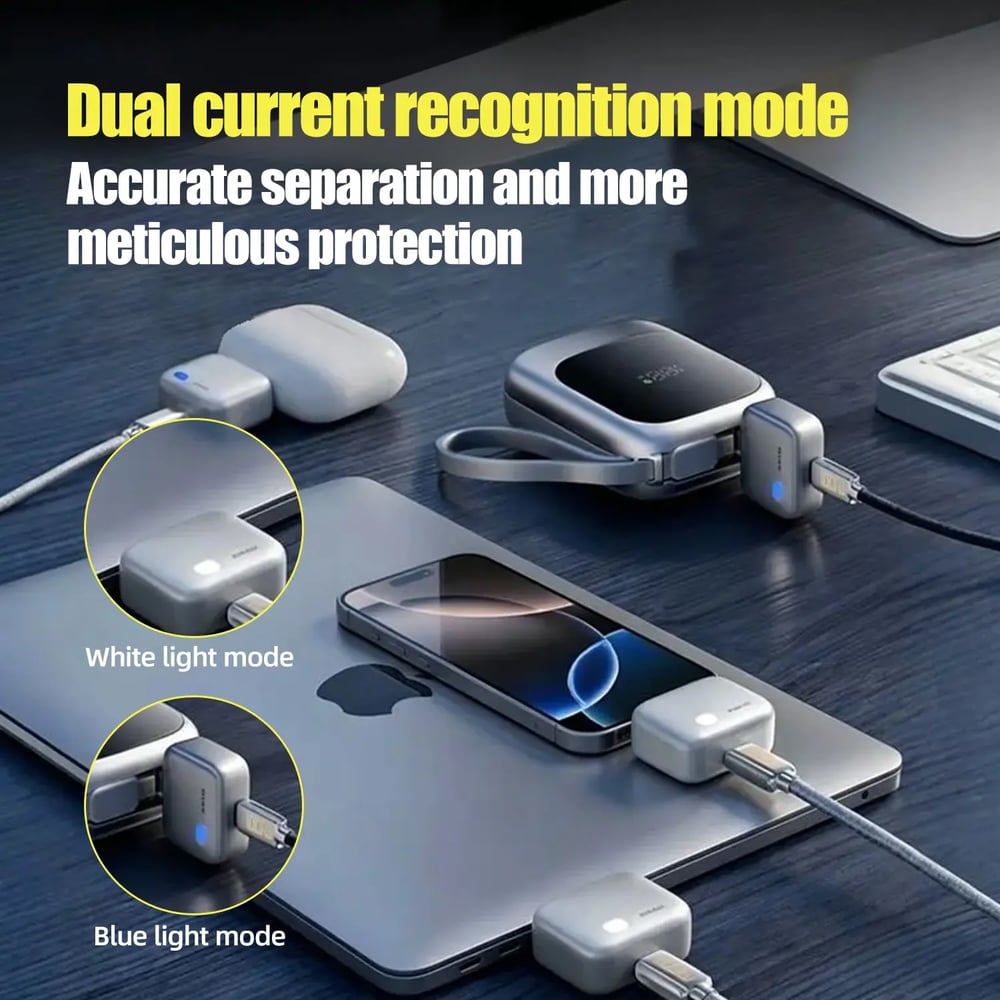 Comprisely Smart Auto Stop Charging Protector - AI Auto Disconnect 140W Fast Charger | Overcharge Protection for iPhone & Android