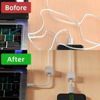 Pleteffect Magnetic Cord Organizer, Easy Secure Adhesive Cable Management