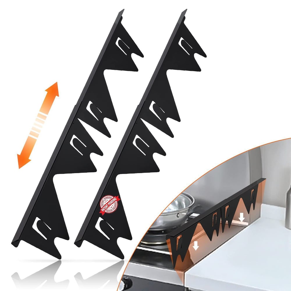 Imaginarye Retractable Stainless Steel Stove Gap Covers