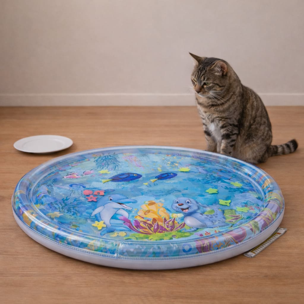 AquaPaw Claw-Resistant Water Mat - Pawkitty