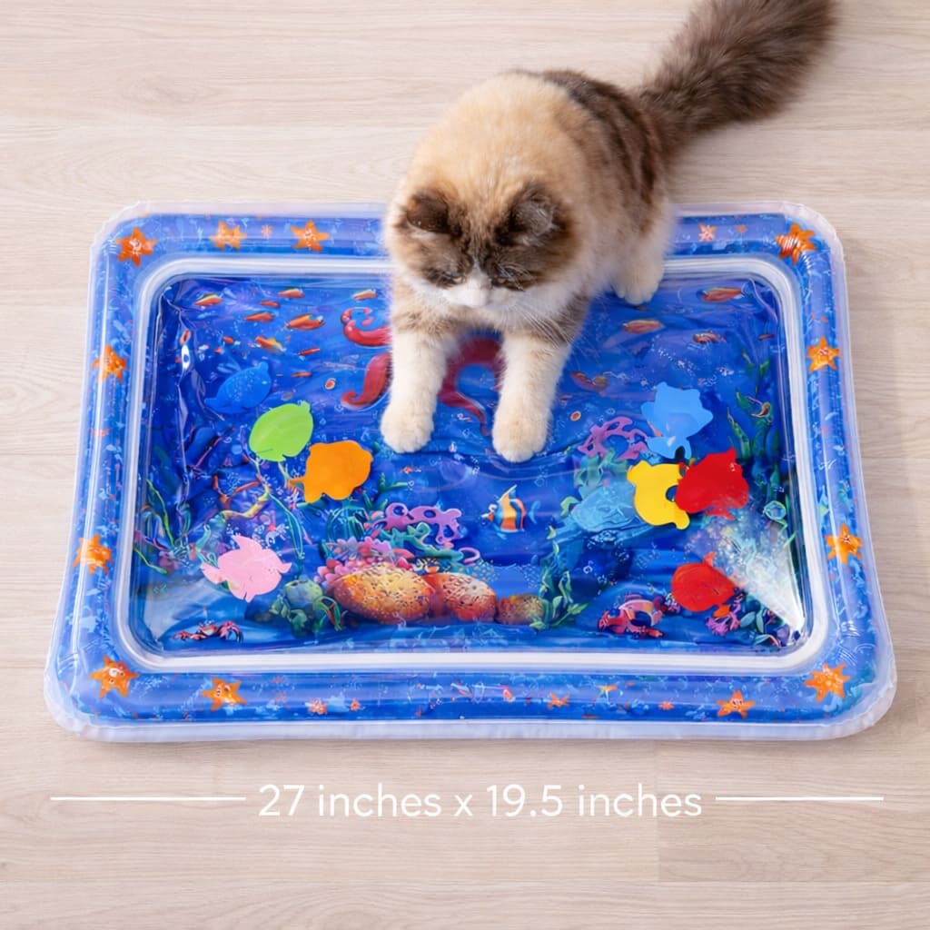 AquaPaw Claw-Resistant Water Mat - Pawkitty