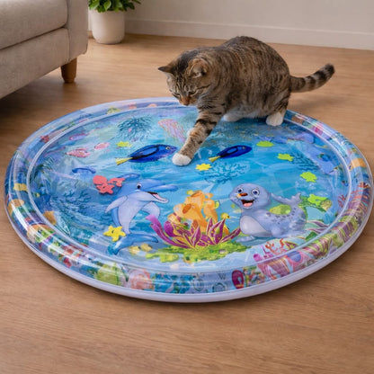 AquaPaw Claw-Resistant Water Mat - Pawkitty