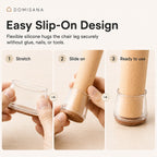 Domisana ClearGuard Chair Leg Protectors ( 12PCS )
