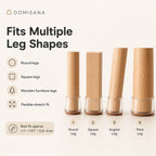 Domisana ClearGuard Chair Leg Protectors ( 12PCS )