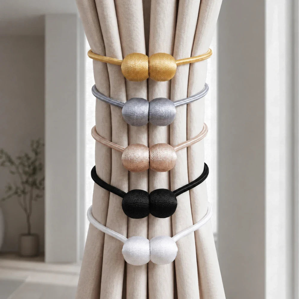 Omilora Corette Woven Magnetic Tiebacks ( 2pcs )