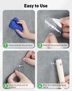 Converisely Non-Trace Screw Hook Stickers 4