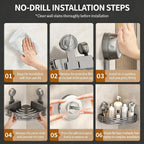 Triangle Suction Cup Shower Caddy