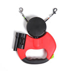 The Fur Lounge Dual Dog Leash with Anti-Tangle Rotation