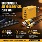 Everyneeding 4-Port Multi-Device Charger