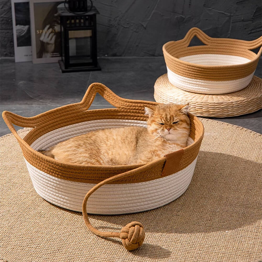 Stimulicat Woven Cat Nest Bed