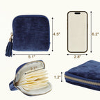 Tranqusy Jewelry Zippered Pocket Case