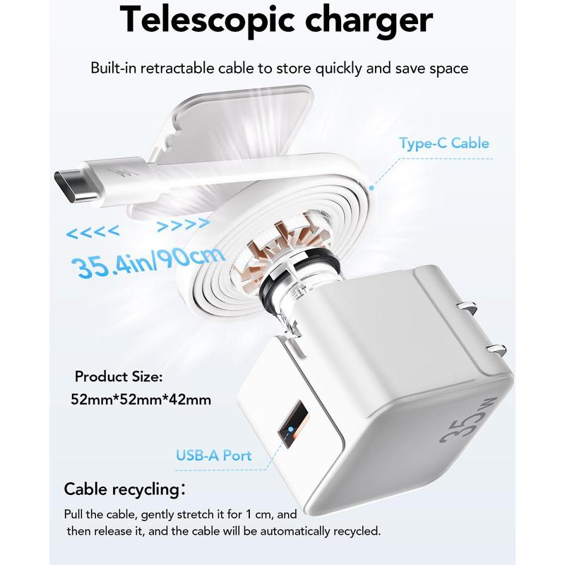 Kettr 4-in-1 Retractable GaN Charger 2