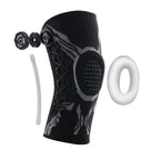 KneeFix Dial Adjustable Knee Brace with Silicone Cushion Support - black 2