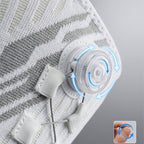 KneeFix Dial Adjustable Knee Brace with Silicone Cushion Support - white 5