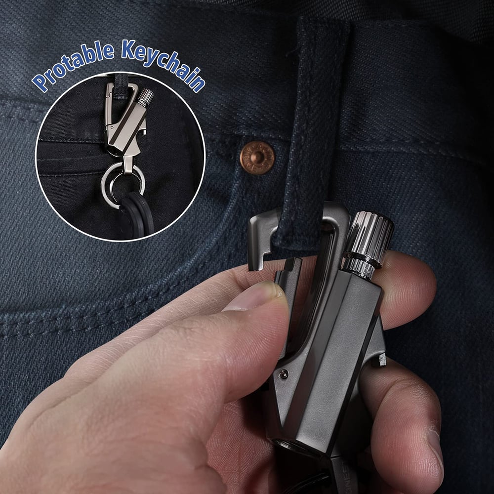 Meonsopoli Permanent Match Infinity Lighter with Multitool Keychain Bottle Opener 1