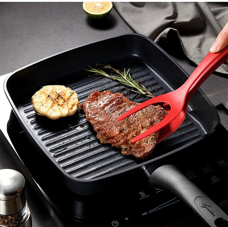 Raidley Top 4-in-1 Nonstick Frying Pan: Ideal for Eggs, Bacon, and Burgers