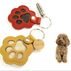 Pets Atelier Memorial Leather Pet Hair Storage Keychain