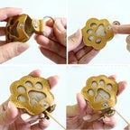 Pets Atelier Memorial Leather Pet Hair Storage Keychain 4