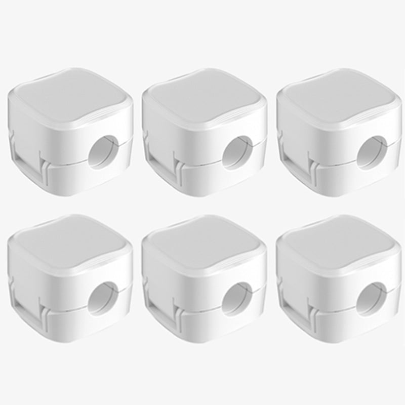Pleteffect Magnetic Cord Organizer, Easy Secure Adhesive Cable Management -  WHITE